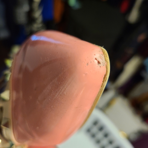 KMEIOO Amazon brand. Pink and tan mule slide with gold rockstuds size 10 - Picture 9 of 9